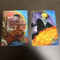 ワンピース トレーディングカード ルフィ サンジ