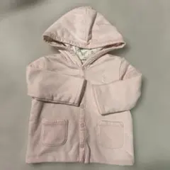 【超美品】Ralph Laurenピンク フード付きカーディガン6M