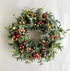 尤加利森林花環 樹果花環 自然花環 乾燥花花環