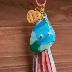 じゃらじゃらキーホルダー　チャーム　クッキー　目玉