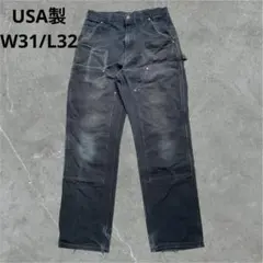 USA製 襤褸 フェード carhartt カーハート ダブルニー ブラック
