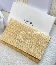 ディオール　ノベルティ　　ストローポーチ　クラッチバッグ