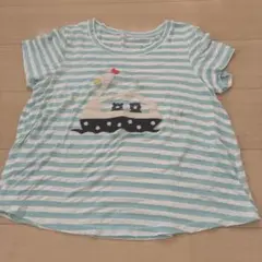フランシュリッペ　半袖　Tシャツ　くまちゃんボート　M