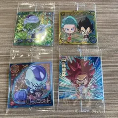 【4枚セット】ドラゴンボール 超戦士シールウエハース超 超絶感謝の十周年