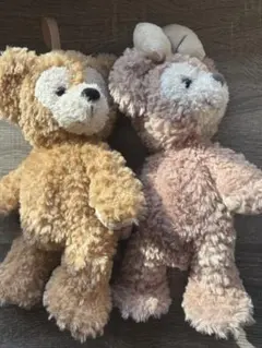 ダッフィー、シェリーメイ　ぬいぐるみポーチ2体Disney ディズニーシー限定