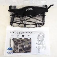 【セット】AIRBAGGY COCO レインカバー + ストローラーマット 迷彩