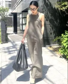 大人気❗️ungrid ギンガムチェックフィットキャミワンピース　アングリッド