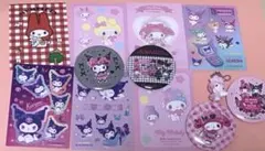 マイメロディ　クロミ 50周年記念シールセット　一番くじ　缶バッジ　まとめ売り