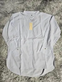 【新品タグ付】StyleNote バンドカラー チュニックシャツ LLのサムネイル