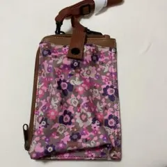 ディズニー 花柄 スマホショルダーバッグ