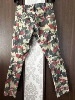 MARK&LONA ゴルフパンツ メンズ レッド カモフラ スカル 赤 M - メルカリ