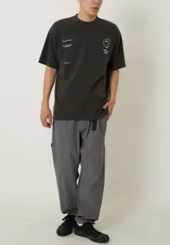 nante olmetex wide pants chacol サイズL - メルカリ