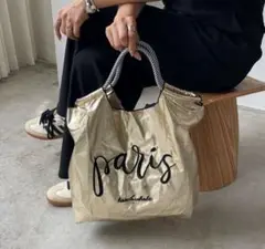 210nouve デザイン刺繍マーケットバッグ