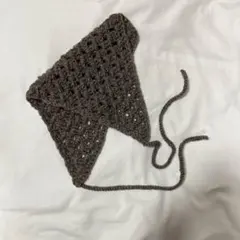 ハンドメイド バブーシュカ カカオ ダイソー メランジトリコ