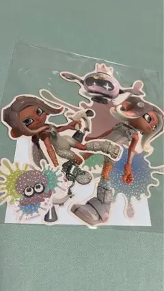 スプラトゥーン３キャラクター ステッカー ３枚セット