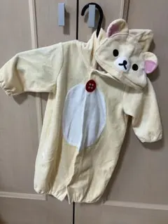 コリラックマフード付きロンパース50-70サイズ