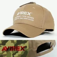 アビレックス 帽子 ローキャップ ベージュ AVIREX 14534000-74のサムネイル