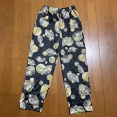 シースルー？和柄で面白いデザイン！薄手ストレッチカジュアルパンツ