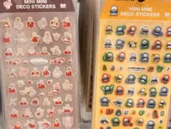 산리오 ミニミニデコステッカー マロンクリーム あひるのペックル 2点セット
