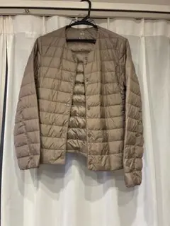 ユニクロ　ウルトラライトダウン　レディース　M 茶色