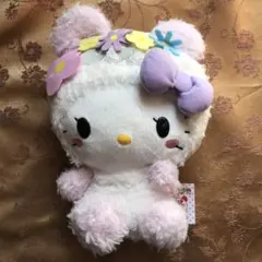 新品　日本限定❗️☆ ハローキティ パンダ 2L 花ざかりビッグぬいぐるみ
