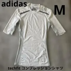 adidas techfit コンプレッションシャツ 半袖 インナー　M