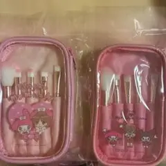 マイメロディ・クロミ メイクブラシセット 新品未使用　２点セット　ピノコ