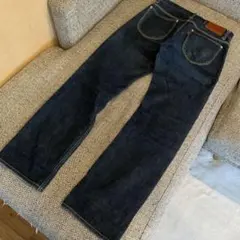 CALEE カリー　Leeタイプ　革パッチ セルビッチ　W30　オレンジタブのサムネイル