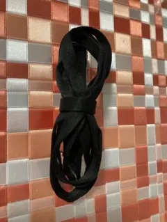 黒いリボンヘアクリップ