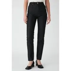 MOUSSY PLAIN JEANS BLK STRAIGHT SLIM 24のサムネイル