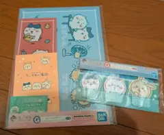 ちいかわ 1番くじ ちいかわの湯 G賞 クリアファイル ステーショナリーセット