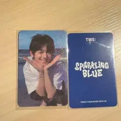 TWS musicplant sparkling blue予約特典　トレカ TWS 