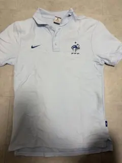 NIKE フランス代表 FFF ポロシャツ ライトブルー L