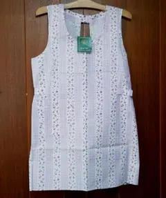 エモ雑貨！昭和レトロ★サッカー地！袖なしエプソン！