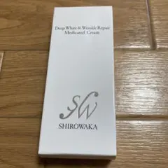 SHIROWAKA 深白ホワイト＆リンクルリペアファンデーション 26g - メルカリ