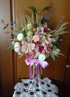 ＊見本＊ドライフラワーカラーのクラッチブーケ