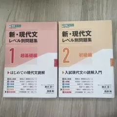 新・現代文 レベル別問題集 1・2 セット