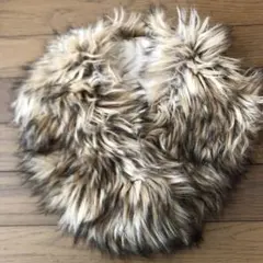 ブラウン系ファー マフラー