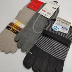 メンズ　5本指ソックス　ロベルタ　ユニクロ　その他　3足セット