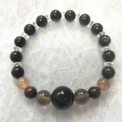 モリオン特集️♡邪気を跳ね返し総合運を上昇させる！スモーキークォーツ ブレス