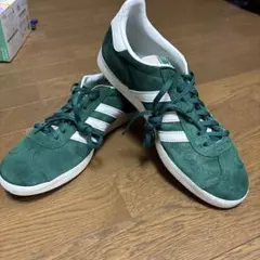 adidas Gazelle グリーン スニーカー27.5cm