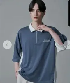 WEGO ハーフジップTシャツ
