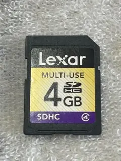 Lexar SDHC 4GB メモリーカード