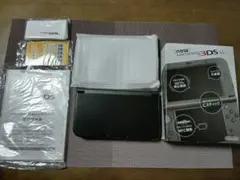 美品NewNintendo 3DSLLメタリックブラック 【故障品ジャンク】箱付