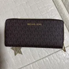マイケルコース 長財布 ブラウン