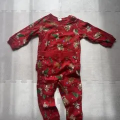 H&M クリスマス柄 パジャマ 上下セット 80cm