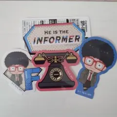 SPY×FAMILY もじゃもじゃ フランキー ダイカットステッカーセット