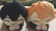 ハイキュー!! 日向翔陽 影山飛雄 ぬいぐるみ・キーホルダー・バッジセット