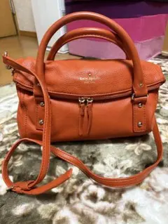 kate spade オレンジ ショルダーバッグ