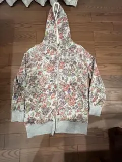 （渋古着）Smart 花柄 フード付きパーカー